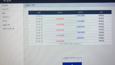 얀카지노 이용후기 이번주는 수익만 있었으면