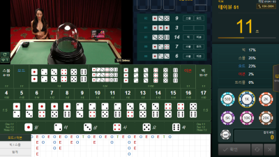 라이브 카지노 ae섹시게이밍 식보 홀짝 배팅