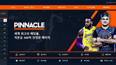 피나클 환전조금 느린거 뺴고는 잘쓰고 있네요 pinnacle119com